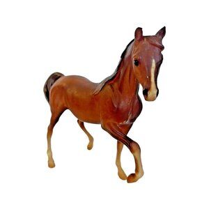 BREYER Horse Classic Chestnut Arbian Mare Horse Vintage Brown 6.5x9"